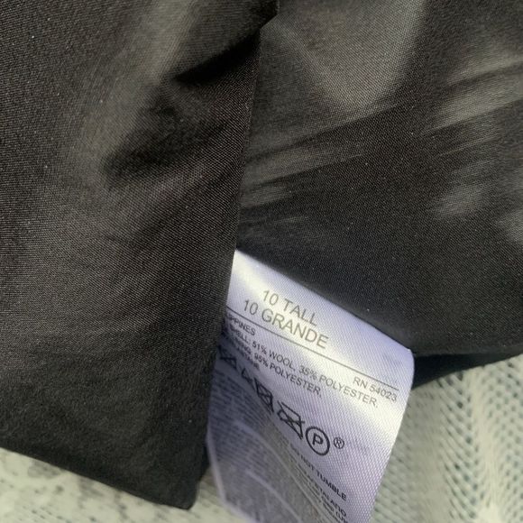 Warm Wool Blend Figure Flattering Plaid Midi Dress 10 Tall - Picture 7 of 10